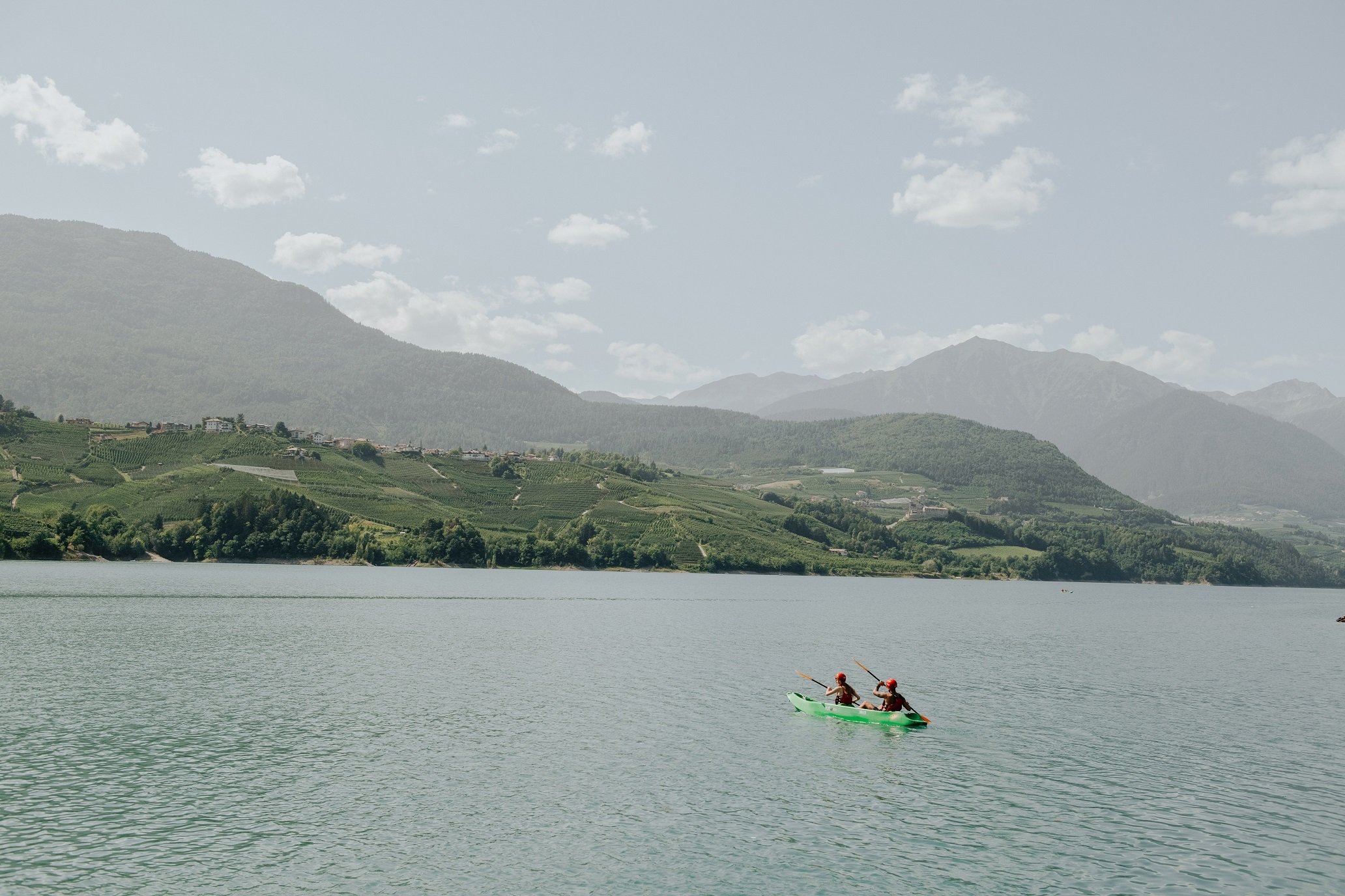 canoa lago di santa giustina